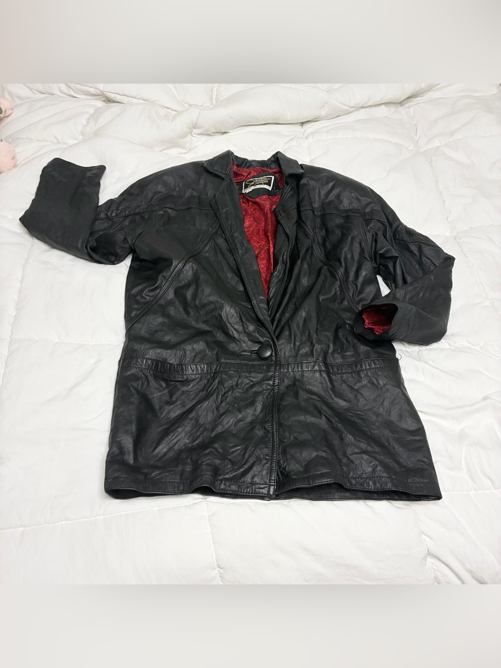 Vintage JFS Genuine Leather Jacket